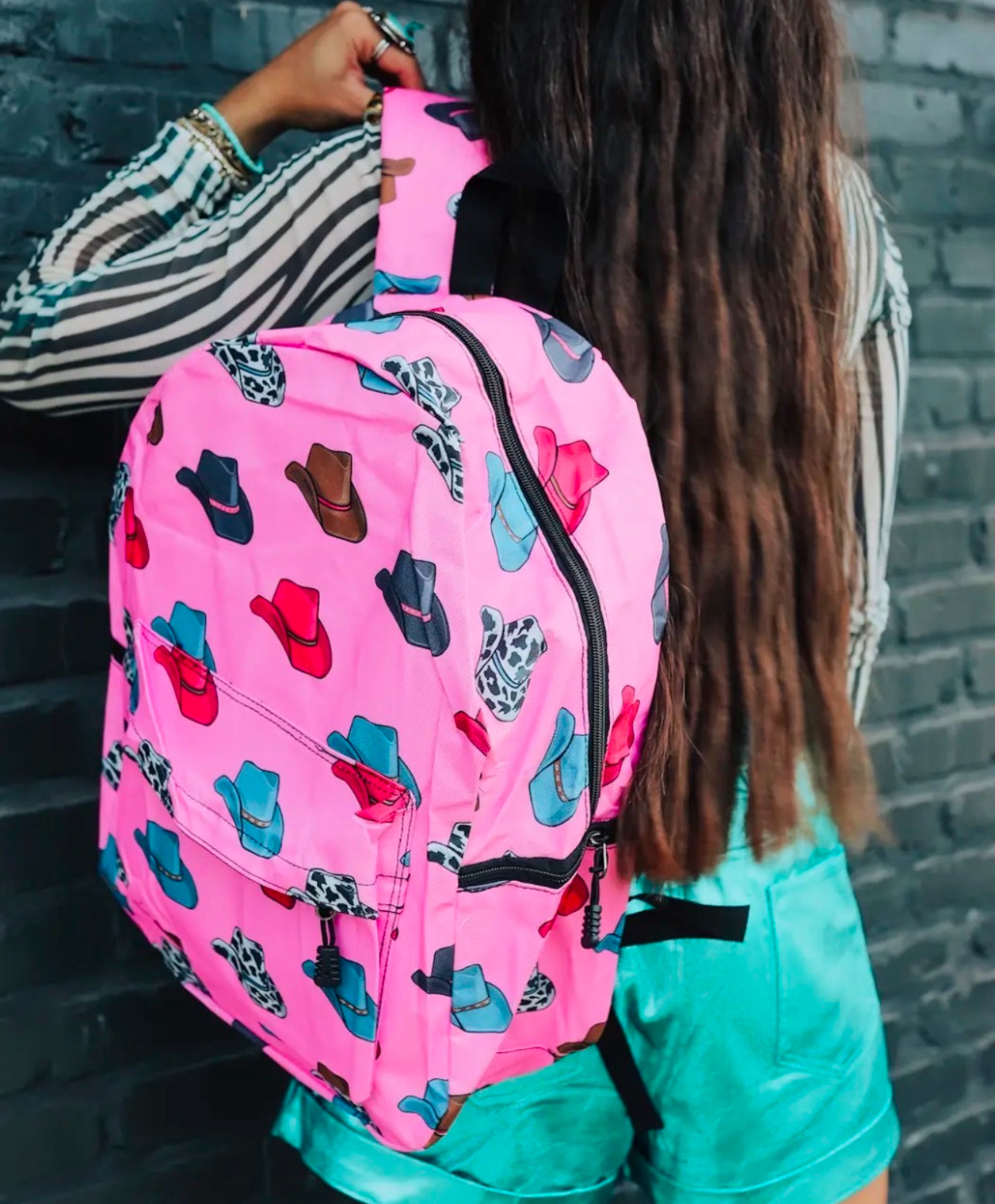 Pink Cowboy Backpack w/ Lunch Tote