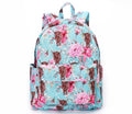 Blue Highland Floral