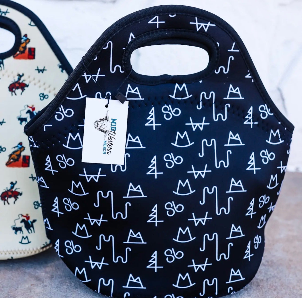 Black Brand Lunch Tote