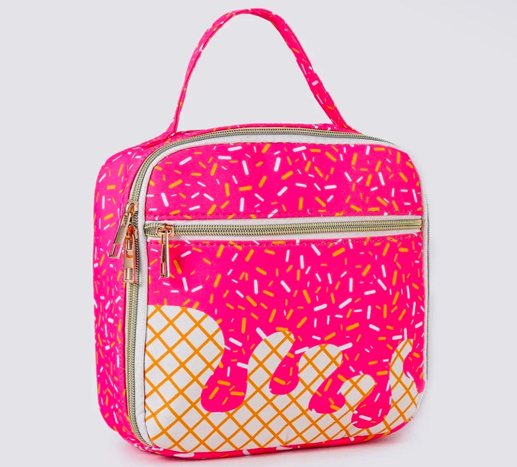 Pink Ice Cream Drip w/ Lunch Tote